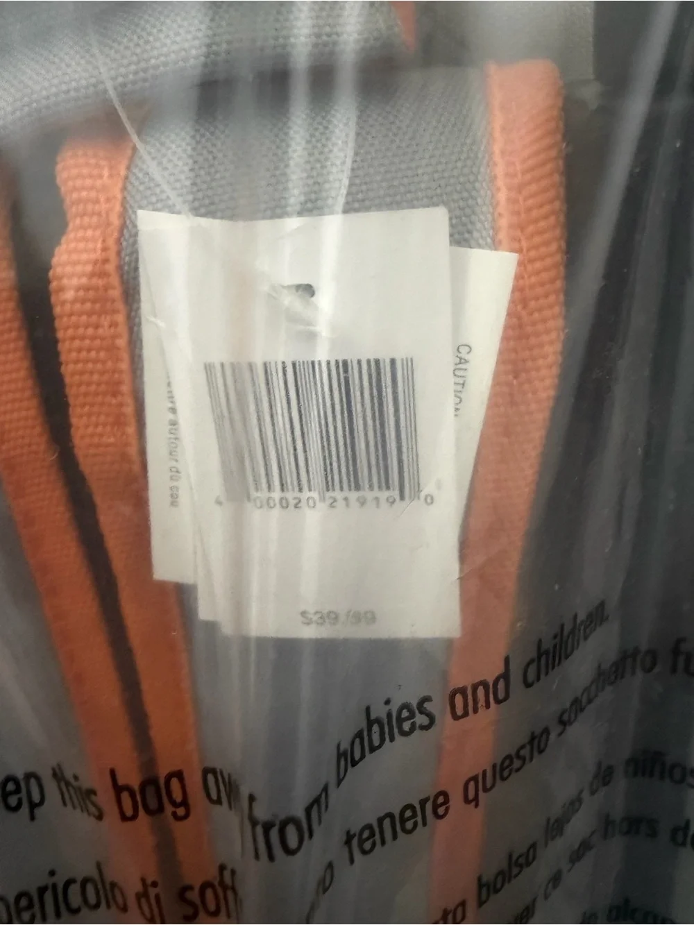 BB-8 Inspired Orange and White Roller Backpack - Star Wars Style